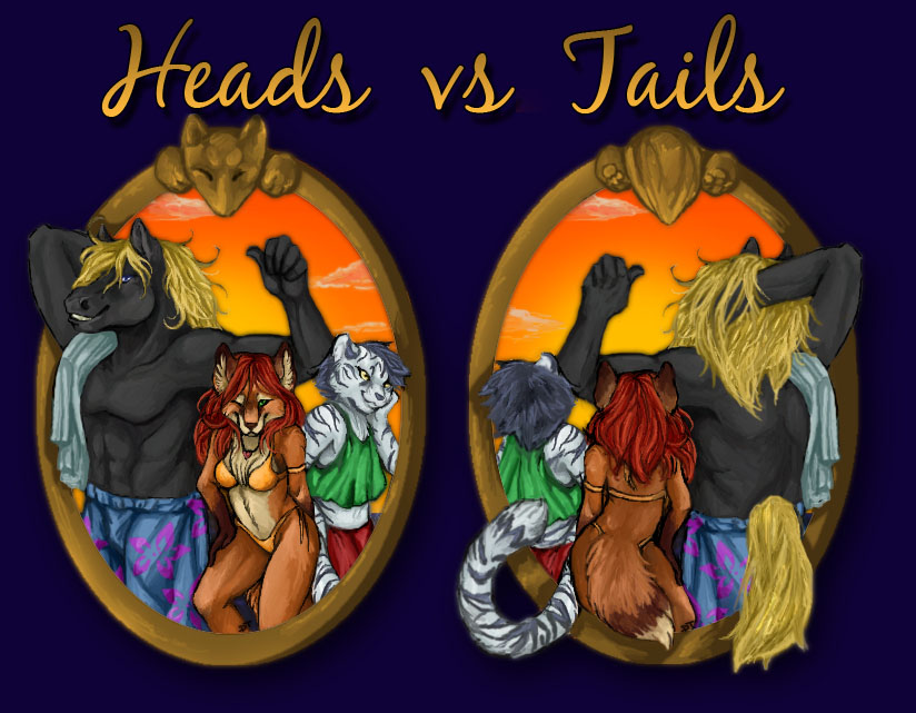 Heads vs Tails - Art by Alabaster Sea