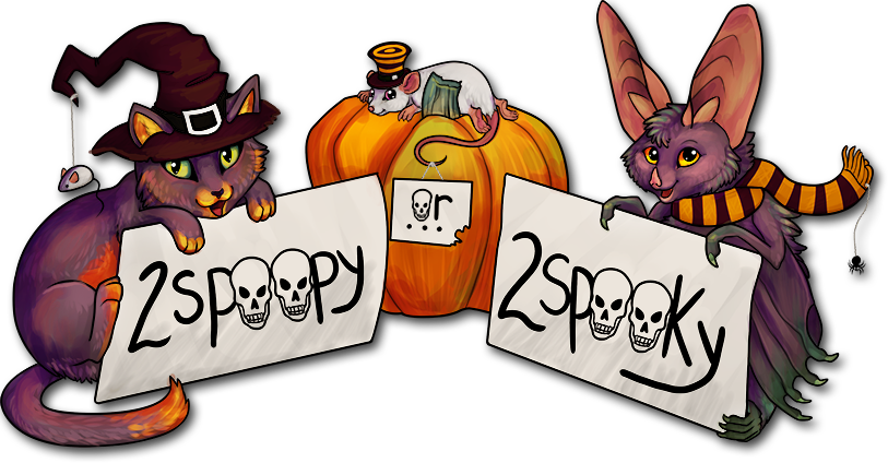 Spoopy vs Spooky - Art by Pixels